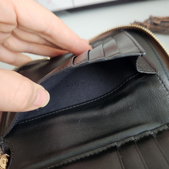 FENDI By the Way Leather Zip Around Compact Wallet - Picture 7 of 13